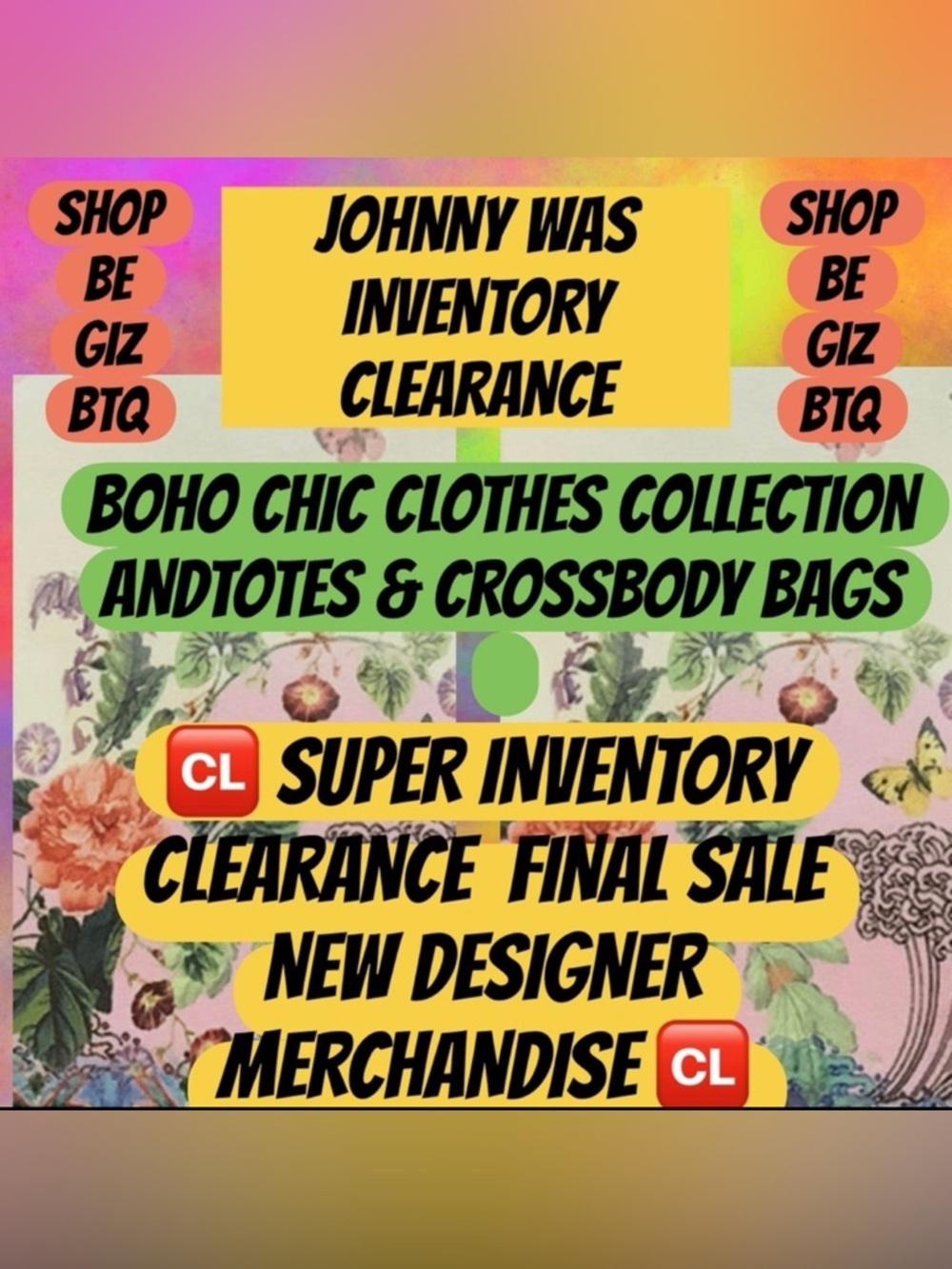 🔥🔥Johnny Was 🆑 Special Deals Designer Merchandise-Lowest Price-Price Firm